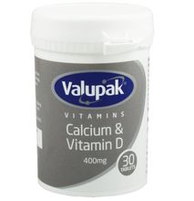 Valupak Calcium & Vitamin D - Strong Teeth - Bone Maintenance